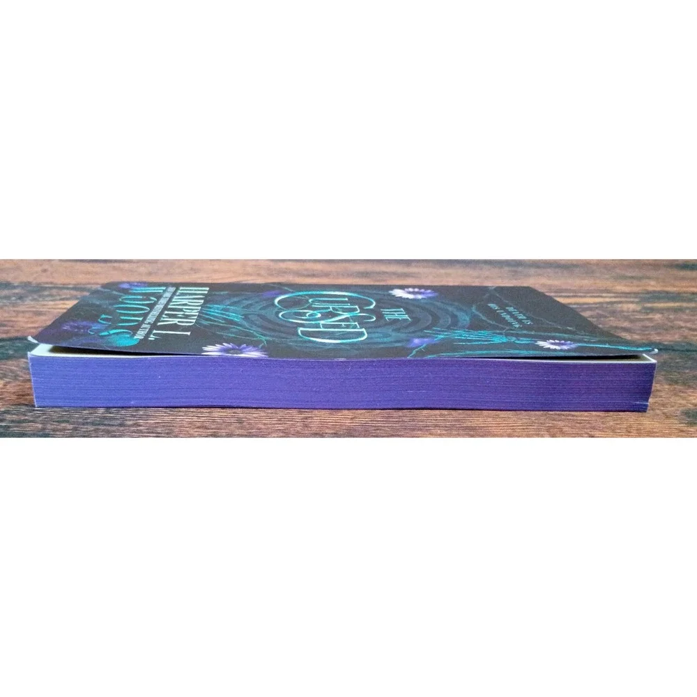 The Cursed Harper L Woods Coven‎ Series Book 2 Paperback Purple Sprayed Edges